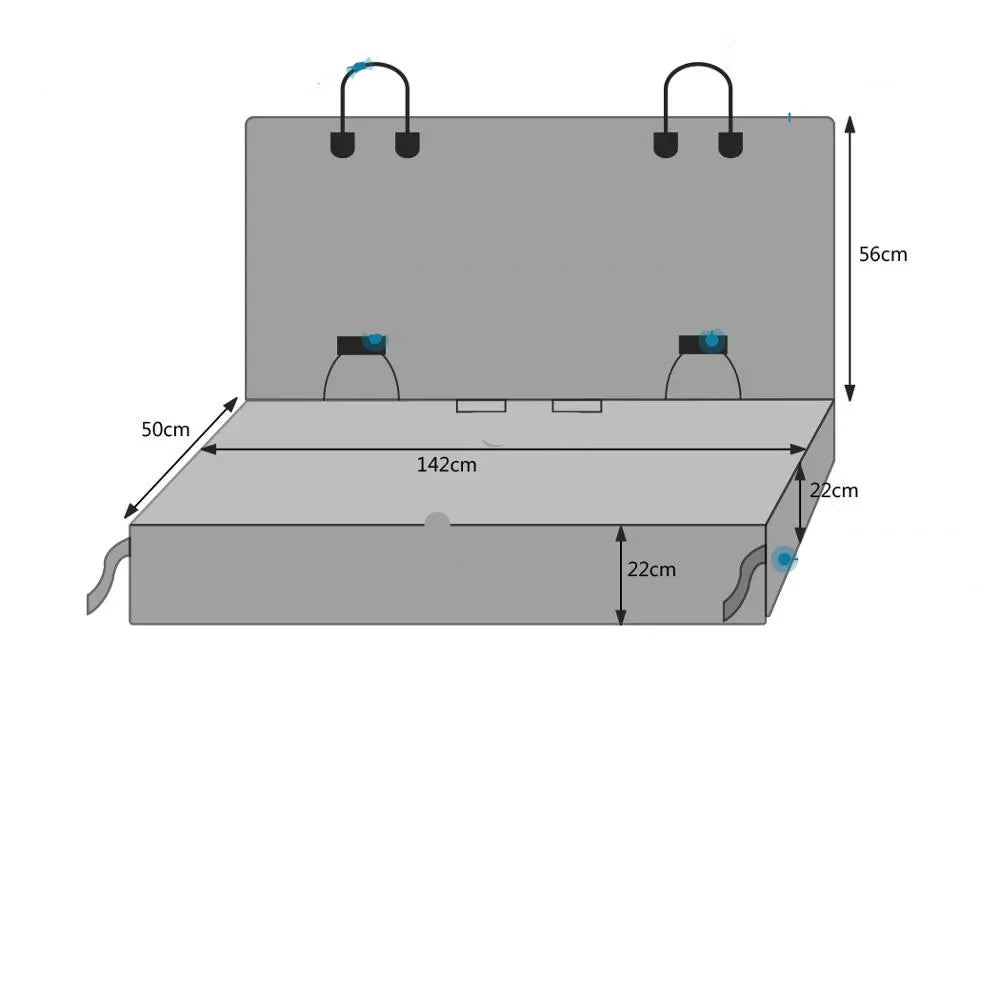 Protection pour voiture pour chien - Dimensions