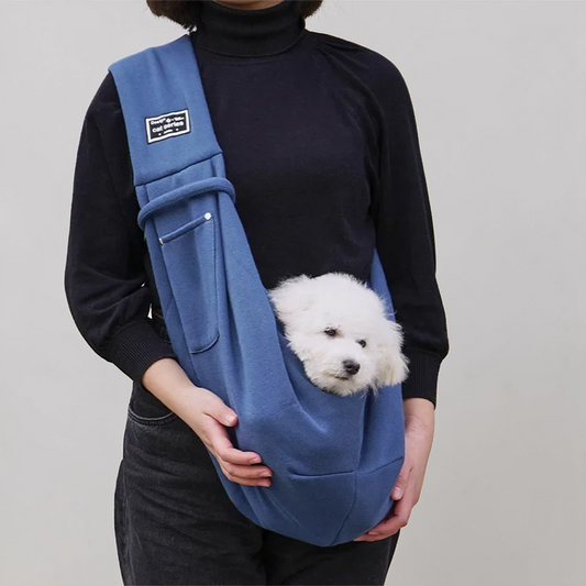 Sac de transport en bandoulière pour petit chien