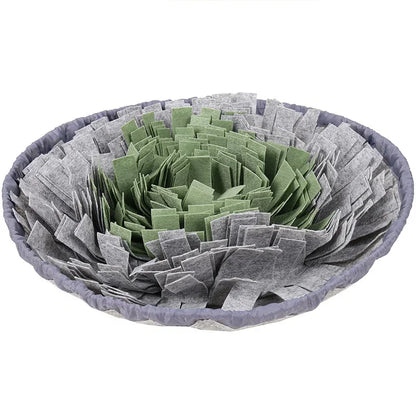 Tapis de Fouille pour Chien - Salade gris