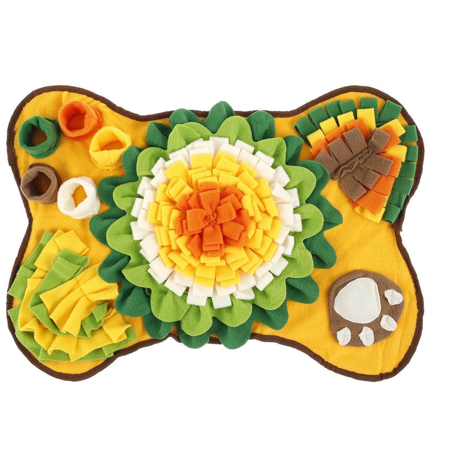 Tapis de Fouille pour Chien - Jaune