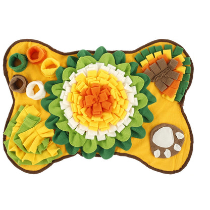 Tapis de Fouille pour Chien - Jaune
