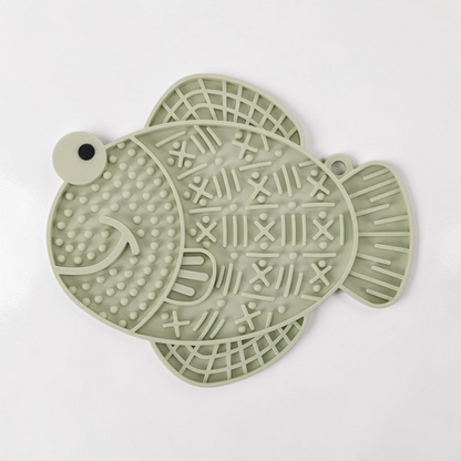 Tapis de léchage pour chien - Poisson & Grenouille